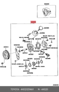 ����� ��� Toyota.4432020461 4432020461 ����