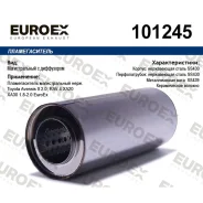 ������������� ������������� ����. Toyota Avensis II 2.0, RAV 4 XA20/XA30 1.8-2.0 Euroex Euroex 101245 101245 ����