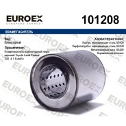 ������������� ������������ ����. ������� Toyota Land Cruiser 200 4.7 Euroex Euroex 101208 101208 ����