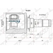 ���� (�������/ �����) Toyota Land Cruiser (J200) 07-21 / Lexus LX 07-23 SAT TO-201, �������� TO201 ����