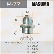 ���� (������) ������������ � �������� M18x1.5 Honda Accord. CF3, CF4 Masuma ���. M77 M77 ����