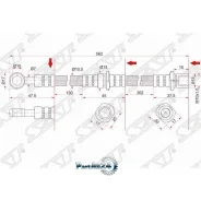 ����� ��������� (�������/ ������) Subaru Forester 02-08 / Legacy 98-09 SAT ST-26550-FC010, ������ �������� ST26550FC010 ����
