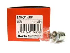 ����� ���. ��������� BAY15d 4524 A4875B 12V 21/5W S25/BAY15d (Koito) 4524 ����