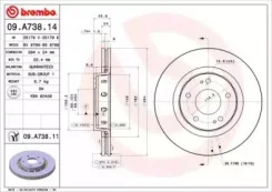 ���� ��������� UV Coated | ����� | Brembo 09A73811 09A73811 ����
