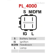 ��������� Toyota Avensis (T250) 03-08 / Camry 01-11 (1AZFE/2AZFE 12V 90A) A6666S ����