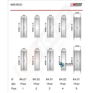 �������� �������� Subaru EJ20/EJ22/EJ25 (12209-AA200) King KING-Bearings MB5382SI025 MB5382SI025 ����