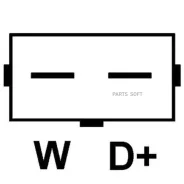 ��������� ��������������� 14V, 90A HC-Parts CA1570IR ����