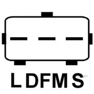 ��������� ��������������� 14V, 105A HC-Parts CA1636IR ����