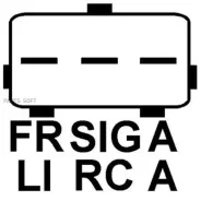 ��������� ��������������� 14V, 120A HC-Parts CA1865IR ����