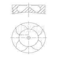�������������� VAG 2,5 97- D=78,31 AFB, AKN 1-3 ��� Mahle 0334000 ����
