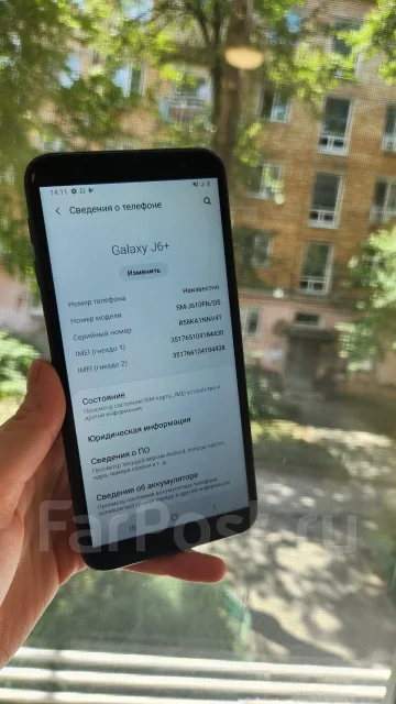 Samsung Galaxy J6+. �/�, 32 ��, ������, 4G LTE ����