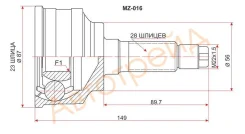 ���� Mazda 626 MZ016 MZ016 ����