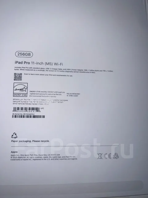 Apple iPad Pro 11 2025. 11 ������, ������ 256 �� ����