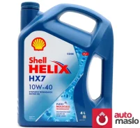 Shell Helix HX7. 10W-40, �����������������, 4��. ����