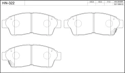 ��������� ������� /�������� ������ /����� JFBK ��� Toyota Caldina Camry Carina Corolla Rav 4 SXA10G SXA15G HN-322 (PF-1322 TG-394C) D2118M 0446533020...