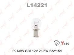 ����� P21/5W 12V BAY15D LYNXauto L14221 L14221 ����