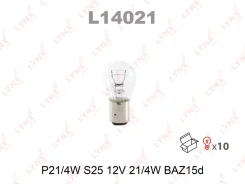 ����� P21/4W 12V BAZ15D LYNXauto L14021 L14021 ����
