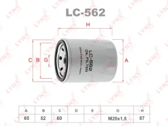 ������ �������� LYNXauto LC562 LC562 ����