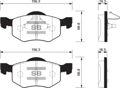 ������� �������� ���.! Ford Maverick 2.0-3.0i 01 SP1519 Sangsin Brake SP1519 SP1519 ����