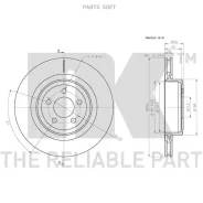 ���� ��������� Chrysler 300 C 04- NK 209326 ����