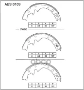 ������� ��������� ���������� | ��� | Toyota Hiace 1.6-2.2D 77-85 Allied Nippon ���. ABS0109 ABS0109 ����