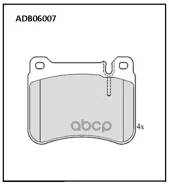 ������� ��������� | ����� | MB C/CLK/CLC/SLK FR 05/00- Allied Nippon ���. ADB06007, ������ ADB06007 ����
