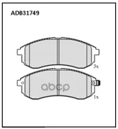 ������� ��������� | ����� | Mitsubishi L200 2.0/2.4/2.5 FR 06/96- Allied Nippon ���. ADB31749 Allied Nippon, ������ ADB31749 ����