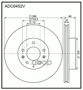 ���� ��������� | ����� | Mazda 6 GH 1.8/2.0/2.0D/2.2D/2.5 07 Allied Nippon ���. ADC0452V Allied Nippon ADC0452V ����