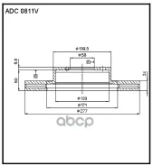���� ��������� | ����� | Subaru Forestor /Subaru Legacy 2.0/2.5 92 Allied Nippon ���. ADC0811V ADC0811V ����