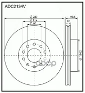 ���� ��������� | ����� | AUDI A3, Skoda Octavia, VW GOLF 1.4-2.0TDI 03 Allied Nippon ���. ADC2134V Allied Nippon ADC2134V ����