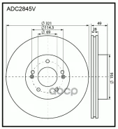 ���� ��������� | ����� | Hyundai Grand Santa F?, 01/13 -Santa F? (DM), 12/12 - Allied Nippon ���. ADC2845V ADC2845V ����