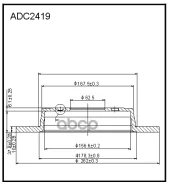 ���� ��������� | ��� | Hyundai Solaris, KIA RIO 1.1-1.6I/CRDI 10 Allied Nippon ���. ADC2419 ADC2419 ����