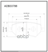 ������� ��������� | ����� | Omoda C5 22- / Chery Tiggo 3 14-, Tiggo 4, Tiggo 4 Pro 17-, Tiggo T11 05- / Geely Emgrand 09- Allied Nippon ���. ADB33786...