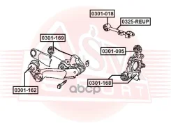 ����������� ����� | ��� ����/��� | Honda/ CR-V RE3/ RE4 2007-2012 ASVA ���. 0301168 0301168 ����