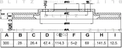 ���� ��������� ������������� | ����� | KIA Ceed/Soul 12- Blitz ���. BS0467 BS0467 ����