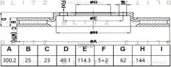 ���� ��������� ������������� | ����� | Lifan X60/X70 11- Blitz ���. BS0480 BS0480 ����