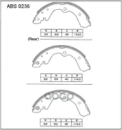 ������� ��������� ���������� | ��� | Mazda Familia 1,5 1,7 2,0 96-99, Nissan AD WFNY10, Serena KAJC23, March ANK11 Allied Nippon ���. ABS0236 ABS0236...