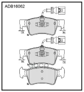 ������� ��������� �������� | ��� | VW Touareg 2.5TD/3.2/4.2/5.0, Porsche Cayenne 02 Allied Nippon ���. ADB16062 ADB16062 ����