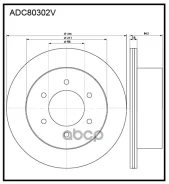 ���� ��������� | ��� | Mitsubishi Pajero Sport II Allied Nippon ���. ADC80302V ADC80302V ����
