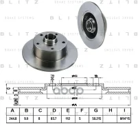 ���� ��������� | ��� | AUDI A4 96- Blitz ���. BS0145 Blitz BS0145 ����