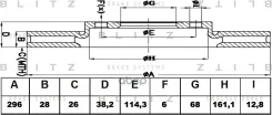 ���� ��������� ������������� | ����� | Nissan Navara/Pathfinder 05- Blitz ���. BS0435 BS0435 ����