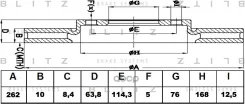 ���� ��������� | ��� | KIA Soul 09- Blitz ���. BS0450 Blitz BS0450 ����
