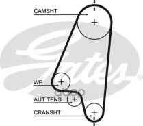 ������ ��� Daewoo Lanos 1.4, 1.5 97-, Kalos 1.4 05-, Nexia 1.5 95-97/ Astra F, G 1.4, 1.6 -06, Corsa A, B Gates ���. 5310XS 40433X17 HSN 5310XS ����