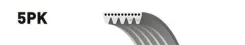 ������ ������������ FIAT TIPO 1.8, 2.0 90-95/ FORD Sierra 1.8 88-93/ Honda Prelude 2.0 86-90/ Toyota Corolla 1.3-1.6 87-97 Gates ���. 5PK1053 XF 58369...