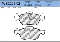 ������� ��������� �������� | ����� | Renault Espace IV 22, Laguna II 21, Scenic I 2 - 23, VEL Satis 22 BMW 3 26 - 27 Jeenice ���. WS220802 WS220802 ��...