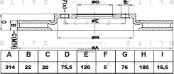 ���� ��������� ������������� | ��� | VW Touareg/Transporter 03- Blitz ���. BS0183 BS0183 ����