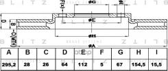 ���� ��������� ������������� | ����� | Mercedes W204/W212 07- Blitz ���. BS0267 BS0267 ����