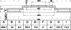 ���� ��������� | ��� | Mercedes W210/W202/S124 93- Blitz ���. BS0433 BS0433 ����
