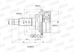 ���� ������� 28/22 ABS 44 | ����� ����/��� | Mazda�Capella�626�Telster�(GFER)�2. �0�4WD�1997. �08- INKO ���. 319067A 319067A ����