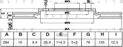 ���� ��������� | ��� | KIA Ceed 12- Blitz ���. BS0470 BS0470 ����